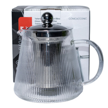 Théière Verre Borosilicate IBILI Cónica 800ml | MY SWEET TEA