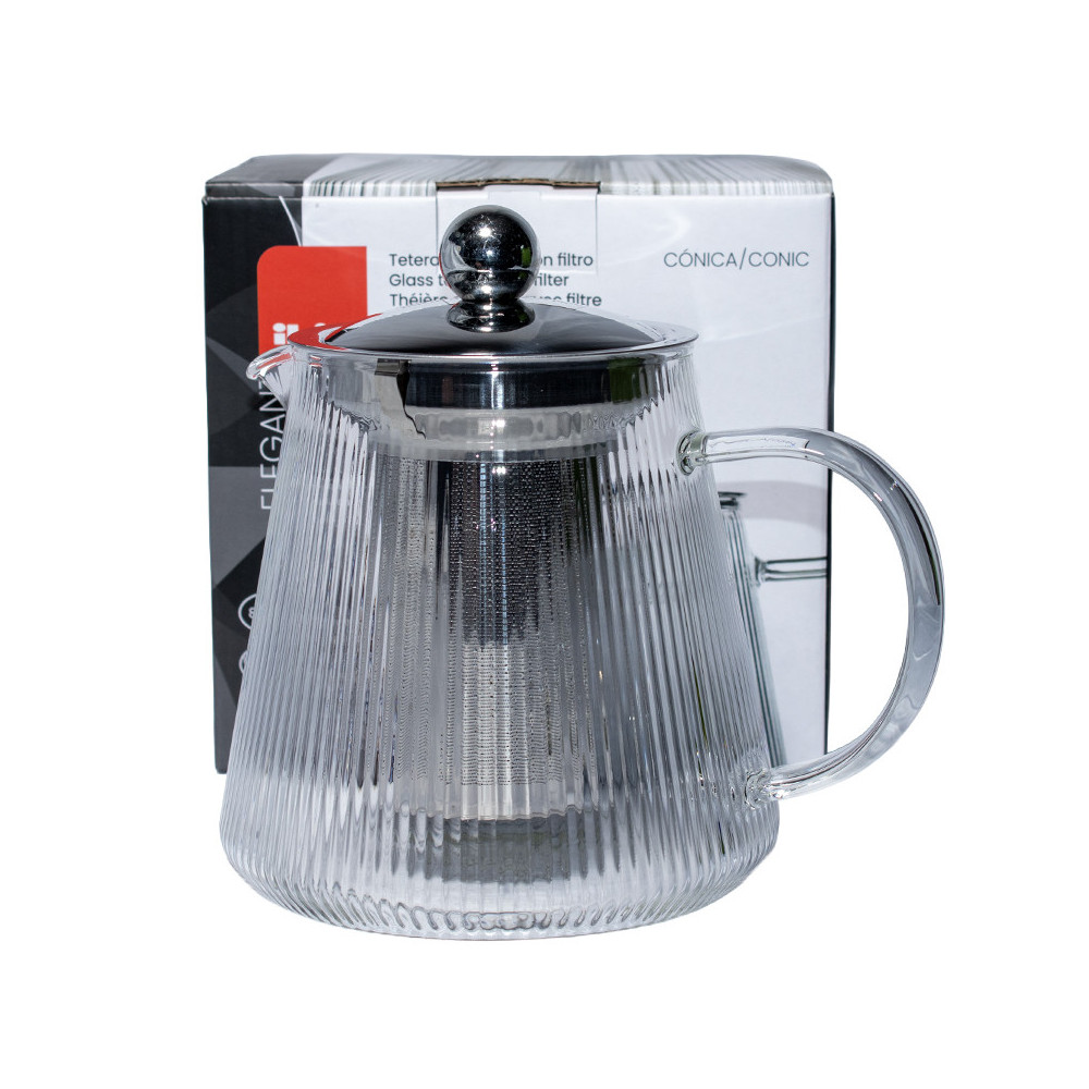 Théière Verre Borosilicate IBILI Cónica 800ml | MY SWEET TEA