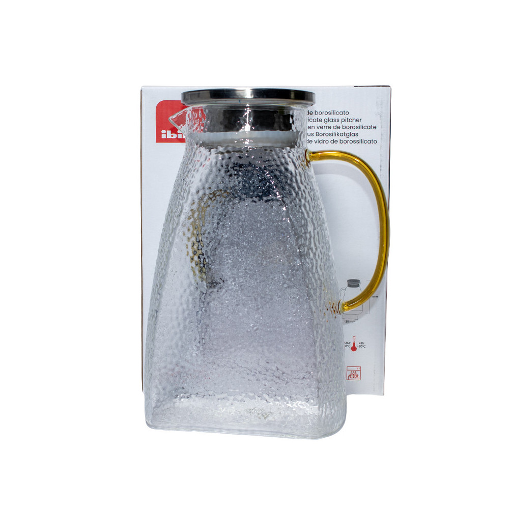 Pichet Verre Borosilicate IBILI 1,5L Filtre Inox | MY SWEET TEA