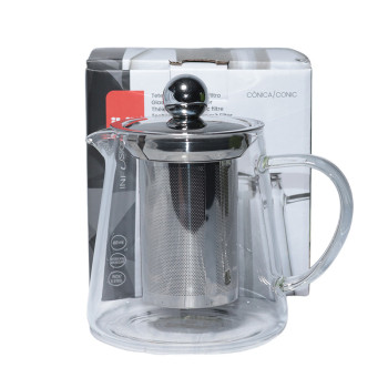 Théière Verre Cristal IBILI 45cl Filtre Inox | MY SWEET TEA