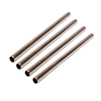Kit 4 pailles inox bronze Bubble Tea réutilisables | MY SWEET TEA