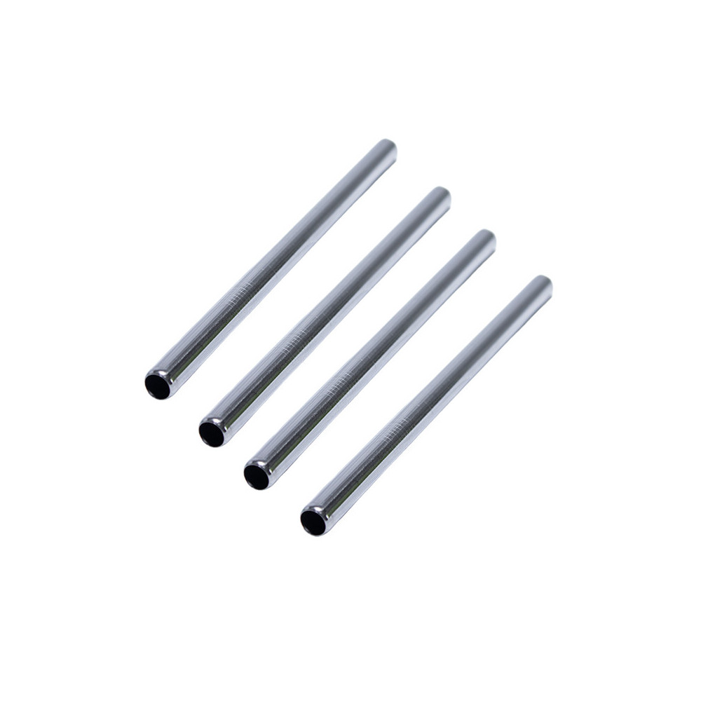Kit 4 pailles inox naturel Bubble Tea réutilisables | MY SWEET TEA