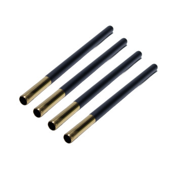 Kit 4 pailles inox noir et or Bubble Tea réutilisables | MY SWEET TEA