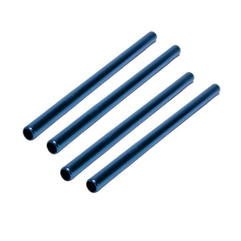 Kit 4 pailles inox bleu Bubble Tea réutilisables | MY SWEET TEA