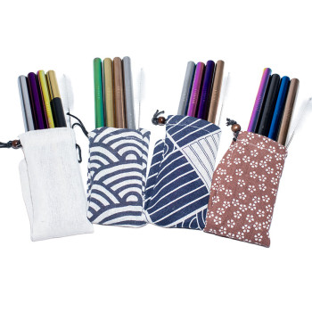 Kit 4 pailles inox Bubble Tea couleurs au choix | MY SWEET TEA