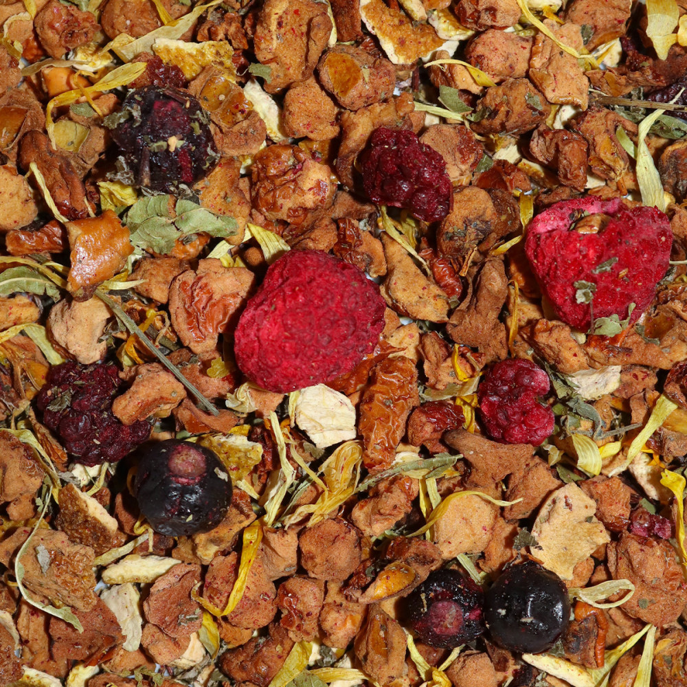 Tisane Bio Agrumes & Fruits Rouges sans théine - Tisane des Elfes