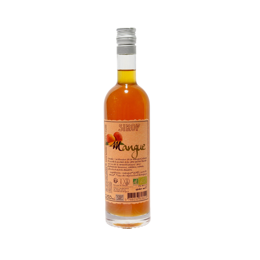 Sirop Mangue Bio Biau'cean – 67 % Mangue | MY SWEET TEA