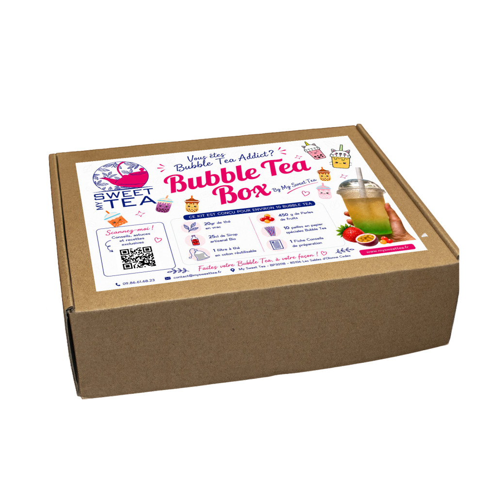 Kit Bubble Tea à Composer — Sirop Bio & Perles | MY SWEET TEA