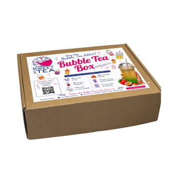 BOX BUBBLE TEA - 10 pailles carton - 1 sachet coton - 1 notice