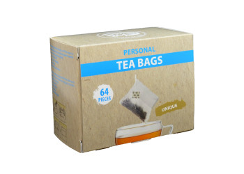 Sachets à thé rabattables - 64 sachets