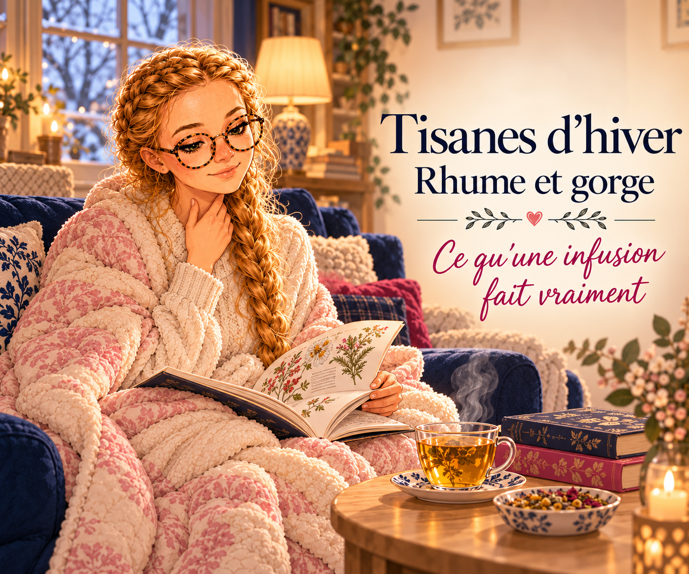 tisanes d'hiver, ce qu'une infusion fait vraiment quand vous êtes enrhumé