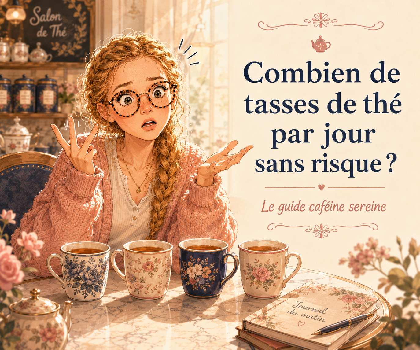 Combien de tasses de thé par jour sans risque ? Le guide caféine sereine