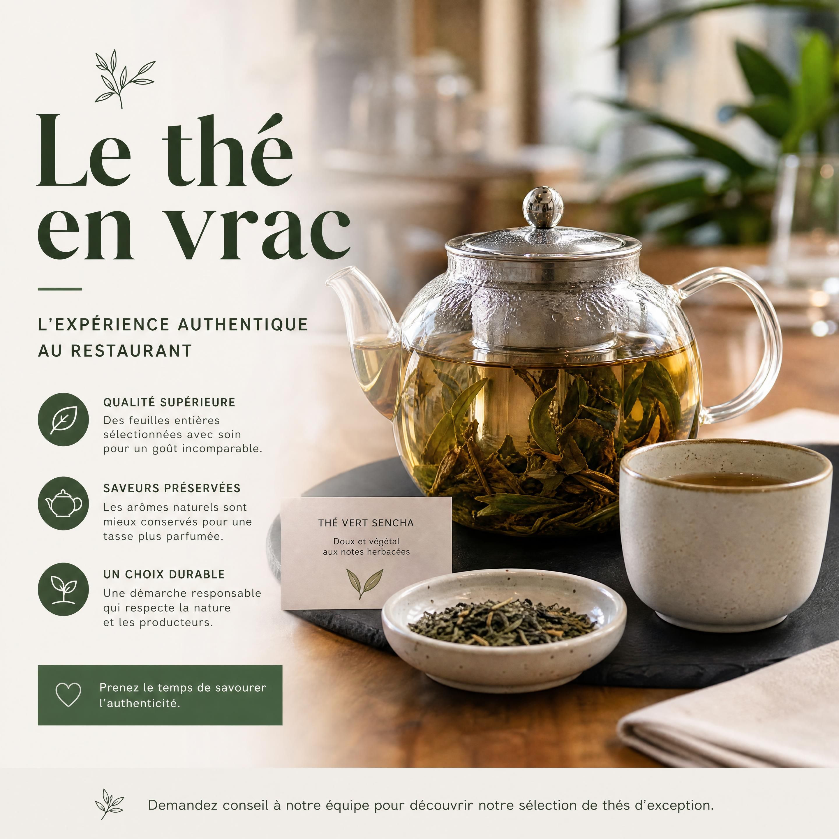 Quel fournisseur de thé choisir pour votre restaurant ou votre café (CHR) ?