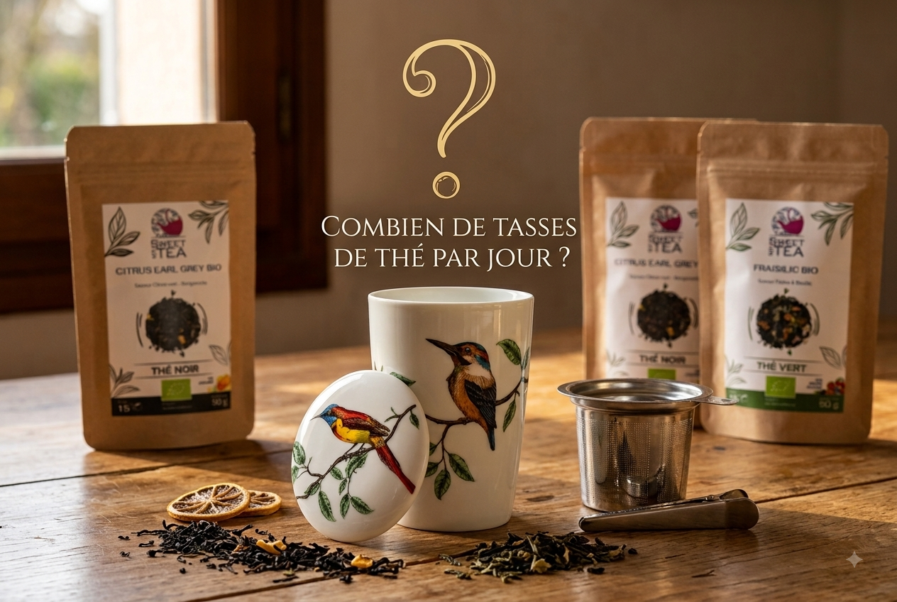 Combien de tasses de thé par jour sans risque ? Le guide caféine sereine