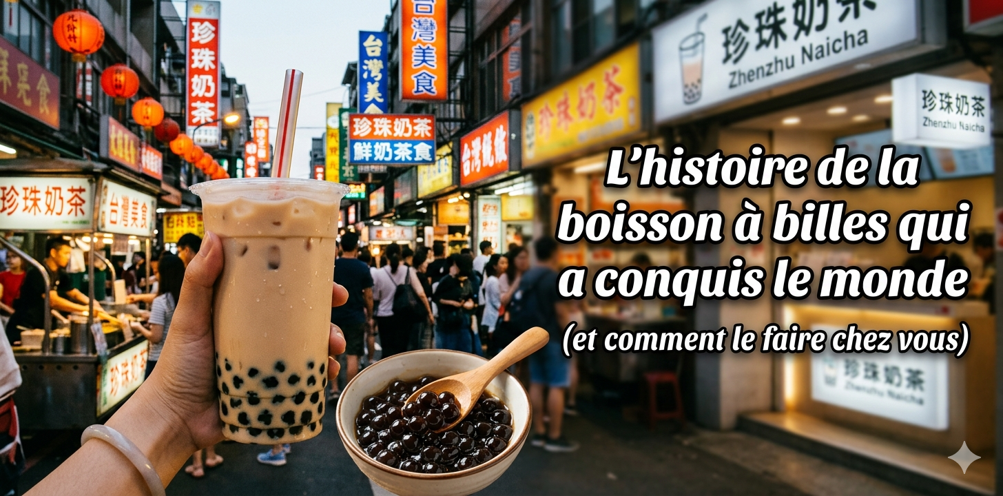 Bubble Tea : l'histoire de la boisson à billes qui a conquis le monde (et comment le faire chez vous)