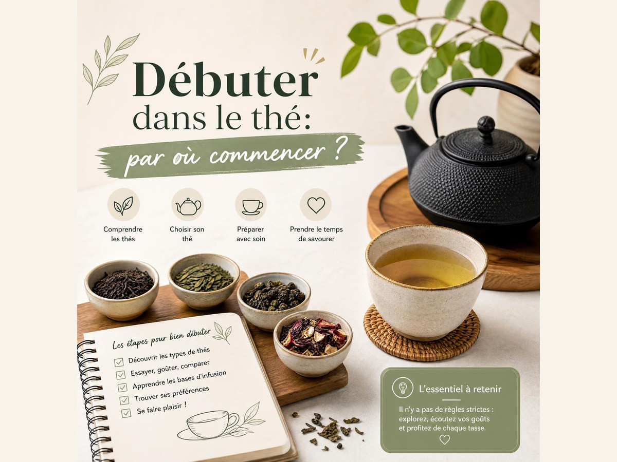 Débuter dans le thé : par où commencer ?