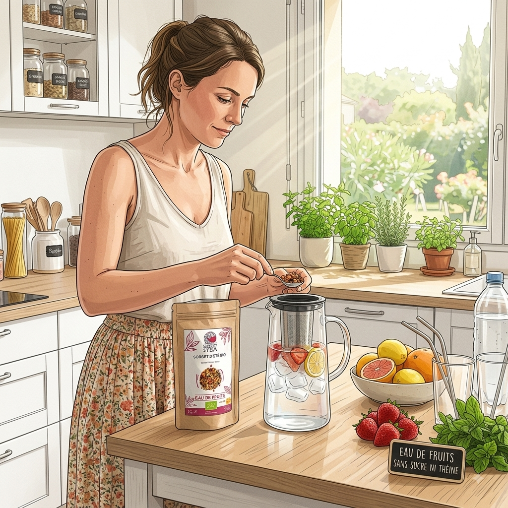 Eau de fruits : le guide pour se rafraîchir sans théine ni sucre