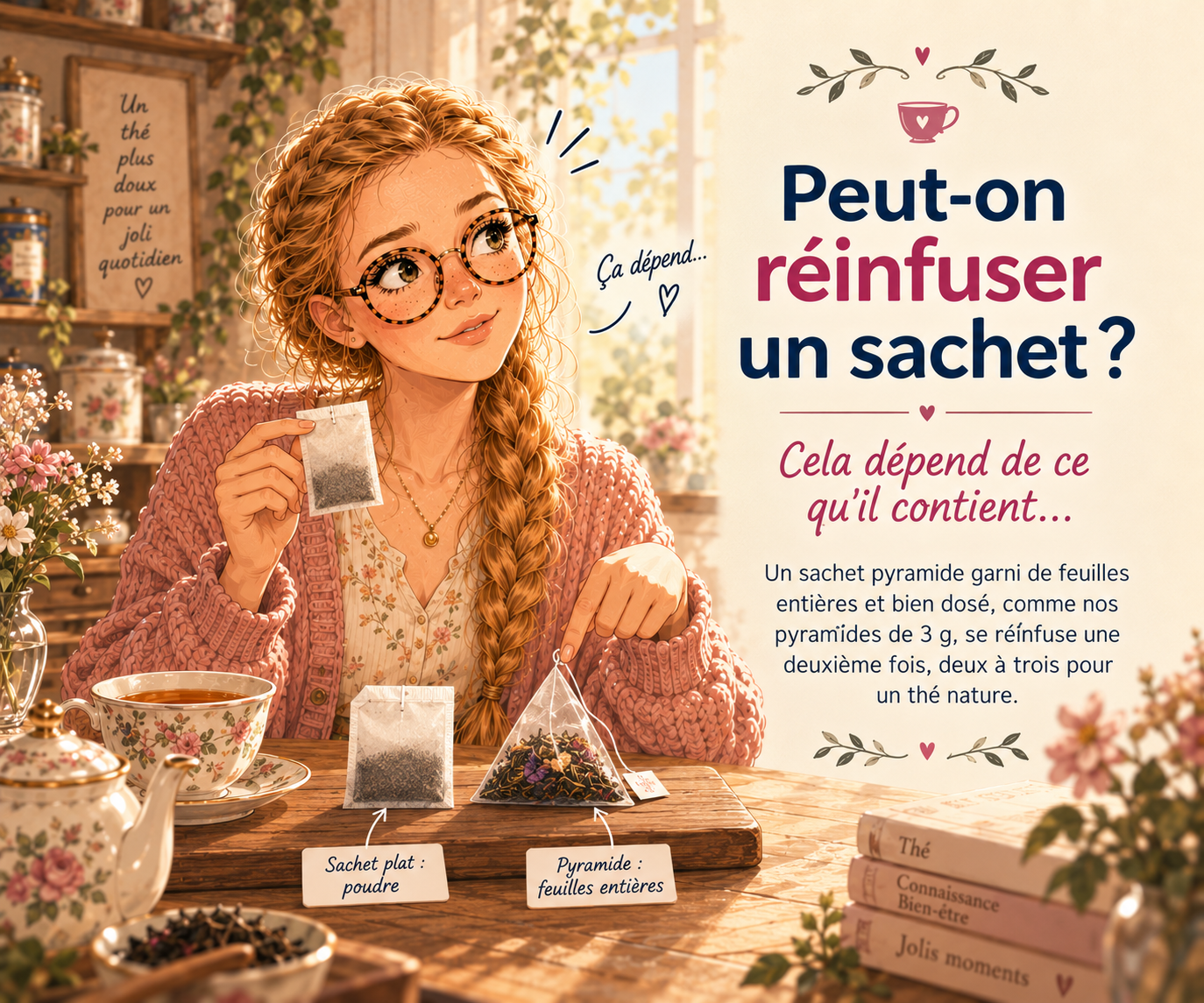 Peut-on réinfuser ses feuilles de thé ? Combien de fois selon le thé