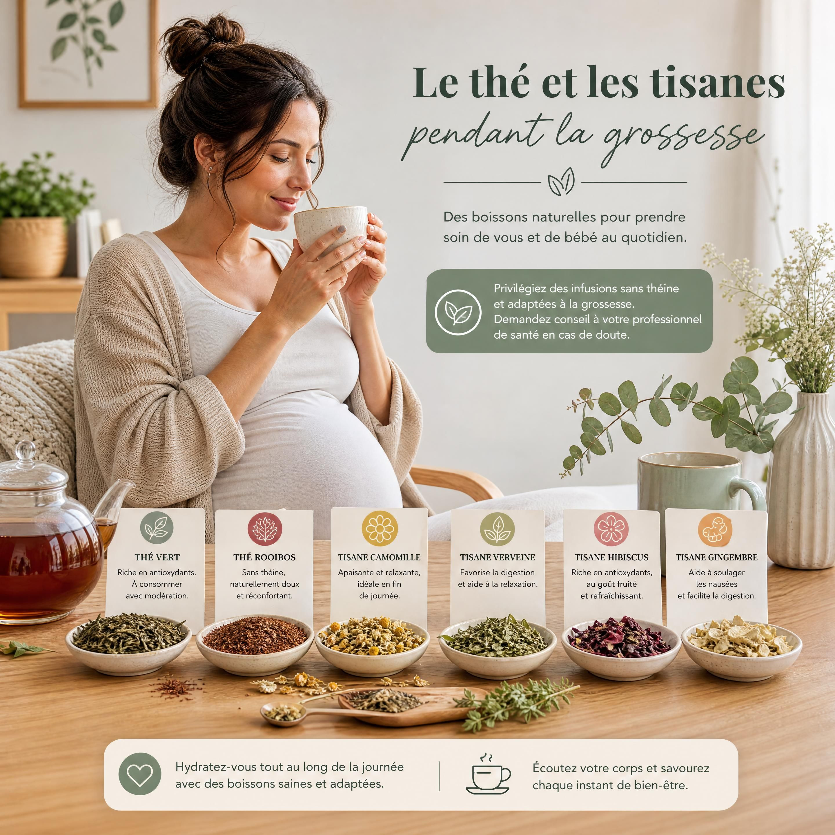 The et grossesse : peut-on en boire enceinte ? Ce qu'il faut savoir