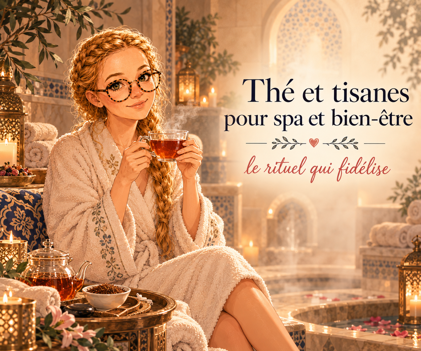 Thé et tisanes pour spa et bien-être : le rituel qui fidélise