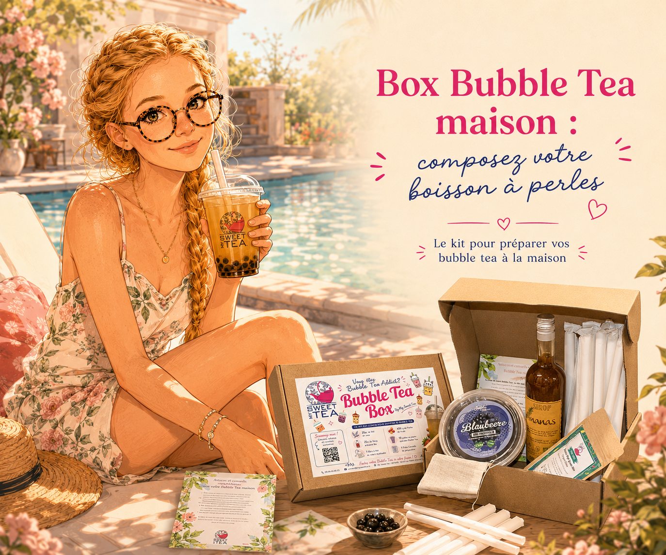 Box Bubble Tea maison : composez votre boisson a perles