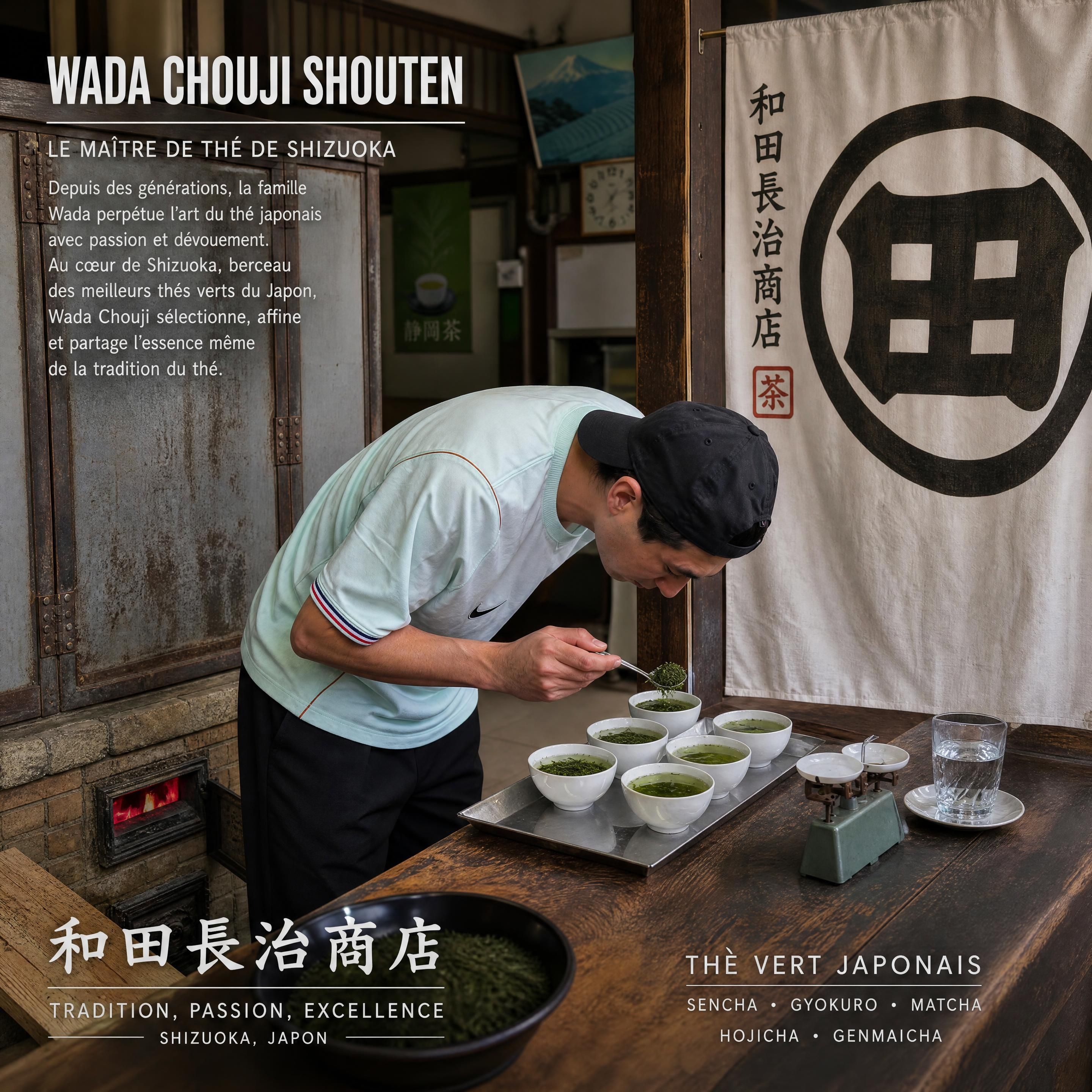 Wada Chouji Shouten : le maître de thé de Shizuoka
