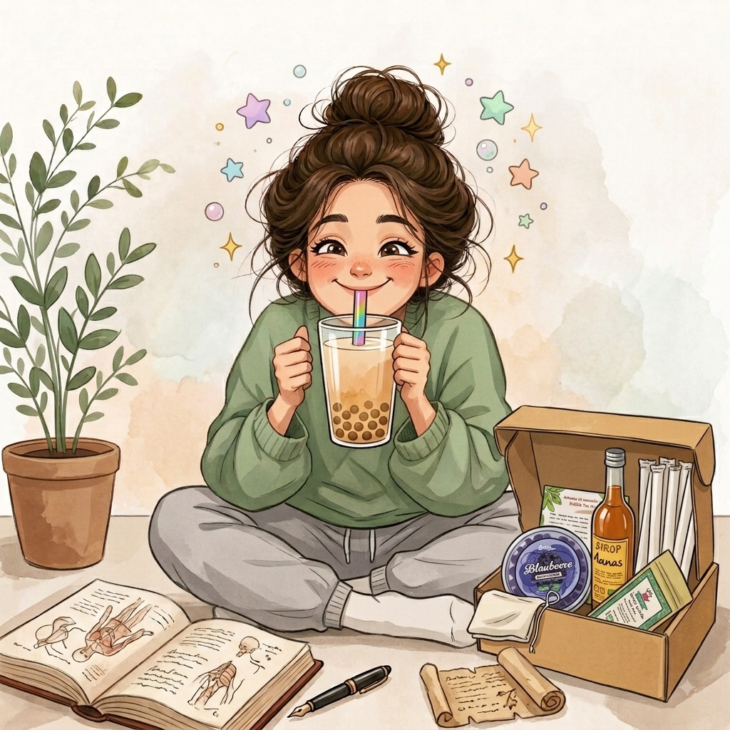 Box Bubble Tea maison : composez votre boisson a perles