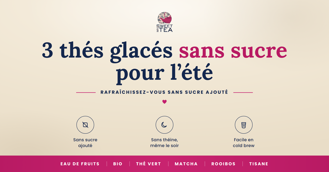 3 thés glaces sans sucre pour l'été 
